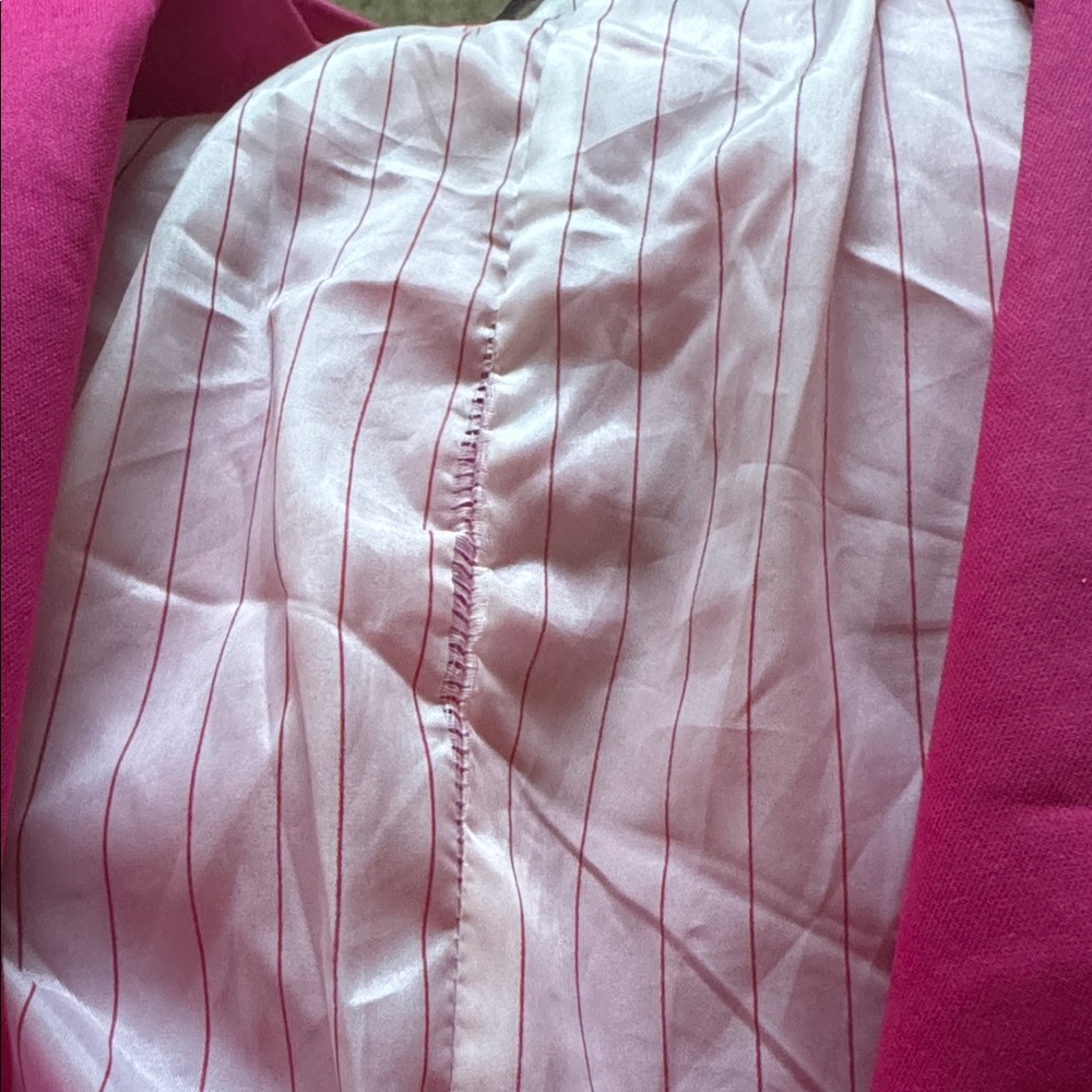 ZARA Woman Pink Blazer single crest‎ button front  Sz S - Picture 6 of 8